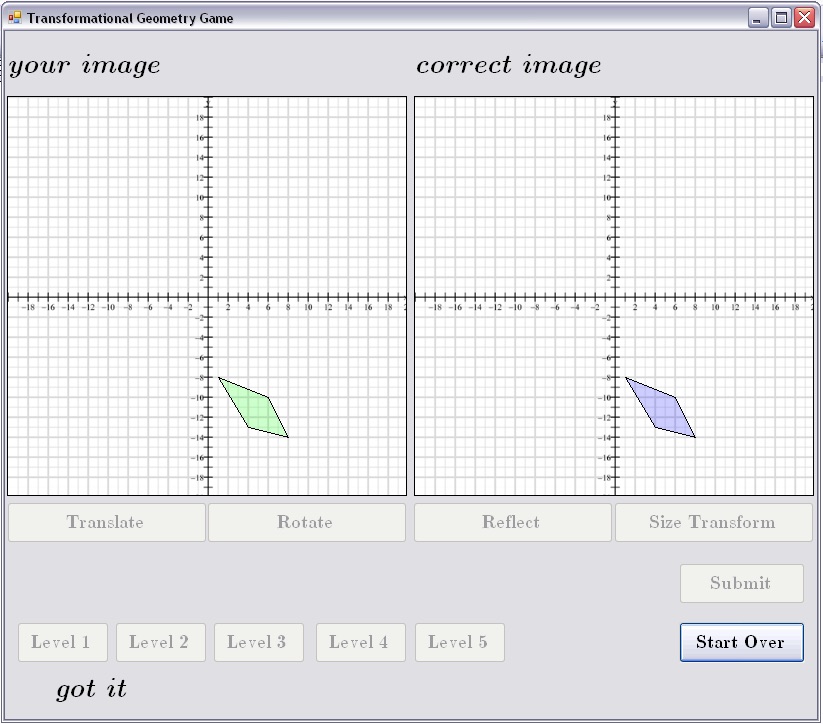 screenshot from transformations game