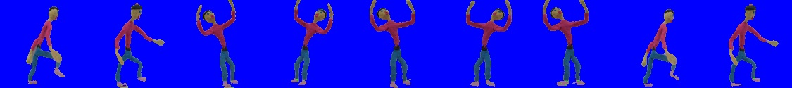 sprite animation of a weird lanky guy kind of dancing