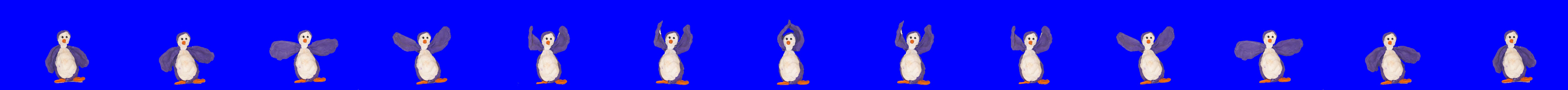 sprite animation of a penguin