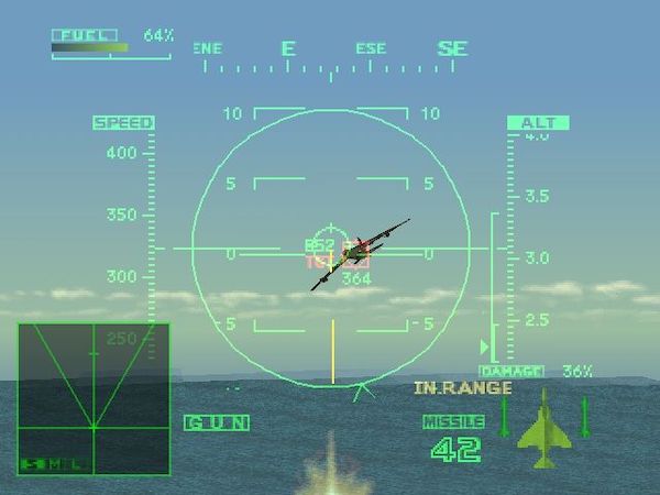 screenshot of Ace Combat 2