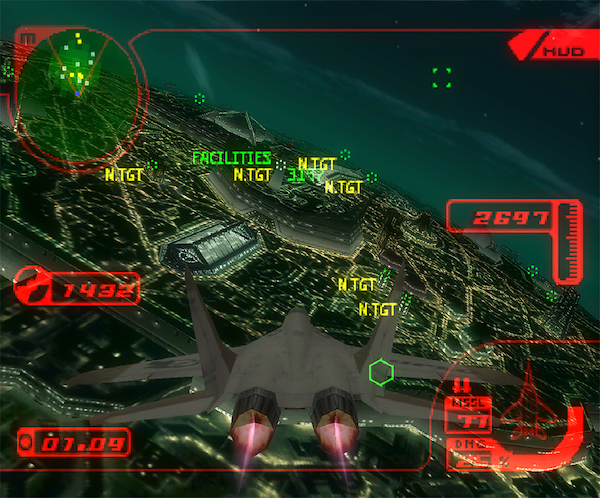 screenshot of Ace Combat 3: Electrosphere