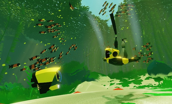 screenshot of ABZÛ
