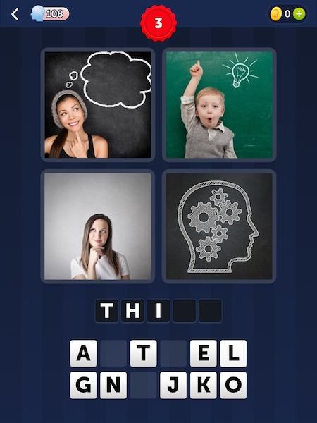 screenshot of 4 Pics 1 Word