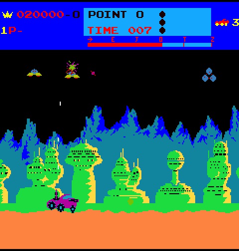 screenshot of Moon Patrol