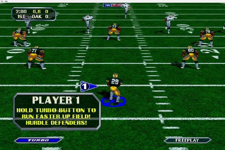 screenshot of NFL Blitz