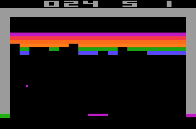 screenshot of Breakout