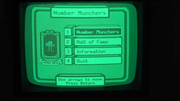 screenshot of Number Munchers