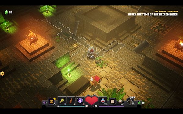 screenshot of Minecraft Dungeons