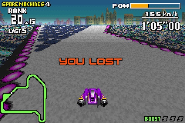 screenshot of F Zero: Maximum Velocity