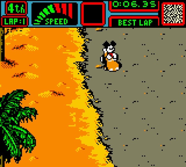 screenshot of Mickey's Speedway USA (European Version)