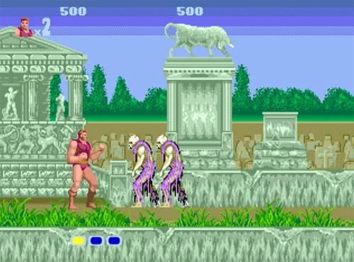 screenshot of Altered Beast