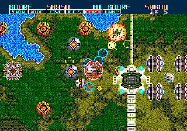 screenshot of Thunder Force II