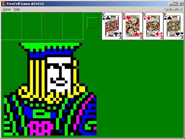 screenshot of FreeCell