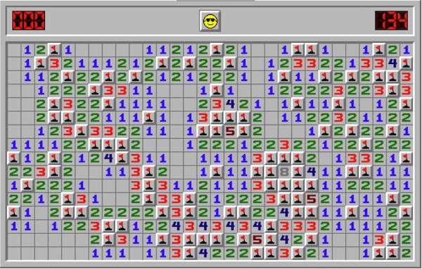 screenshot of Minesweeper