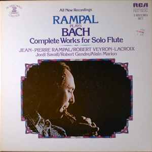 icon for Jean-Pierre Rampal / Robert Veyron-Lacriox / Jordi Savall / Robert Gendre / Alain Marion - Rampal Plays Bach - Complete Works for Solo Flute