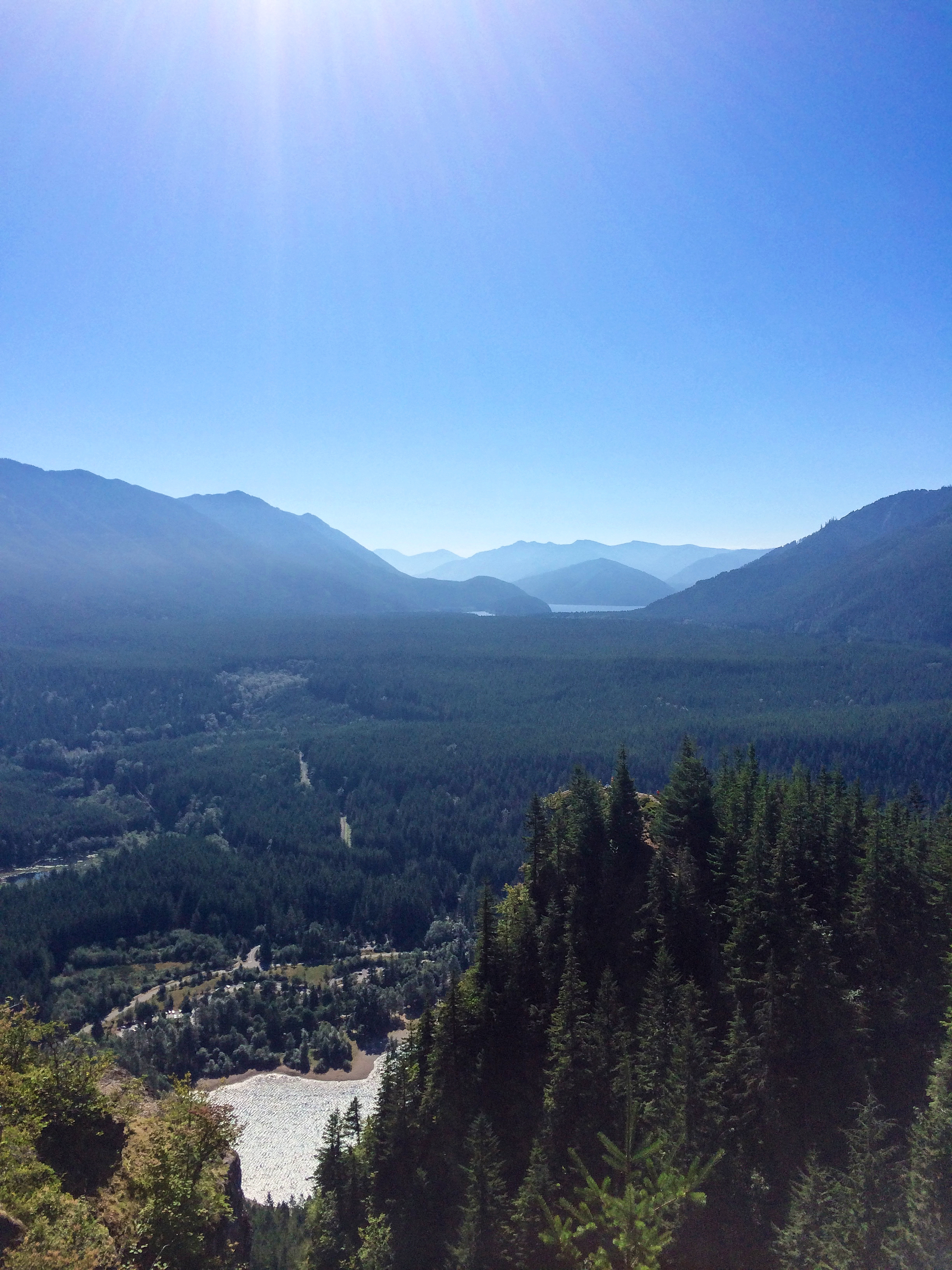 The view from the middle ledge of Rattlesnake Ridge.<br />08/05/2014 @ 10:15<br />Camera: iPhone 5s<br />Lens: iPhone 5s back camera 4.12mm f/2.2
