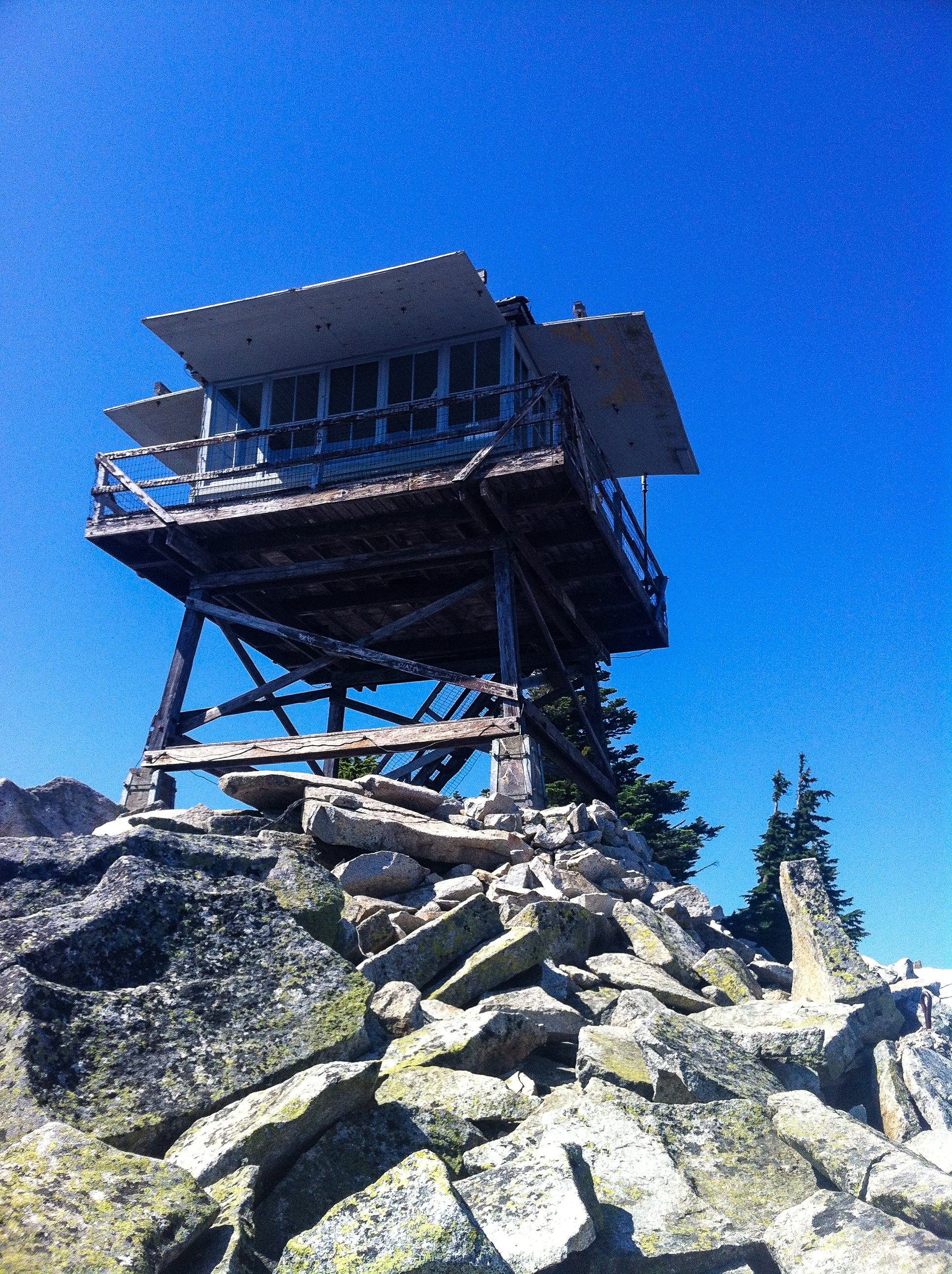 The Lookout after the long haul of Granite Mountain.<br />07/24/2012 @ 15:25<br />Camera: iPhone 4