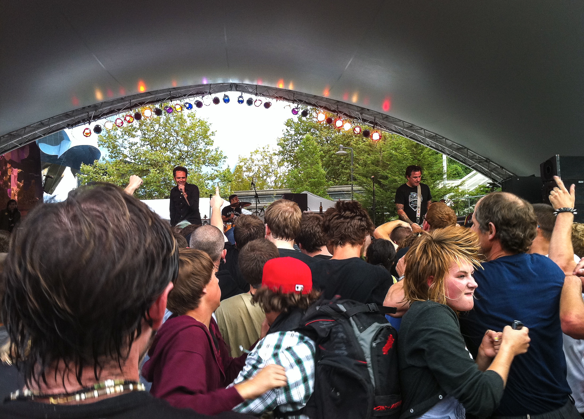 The Bouncing Souls @ Bumbershoot. 9-5-10.<br />09/05/2010 @ 17:39<br />Camera: iPhone