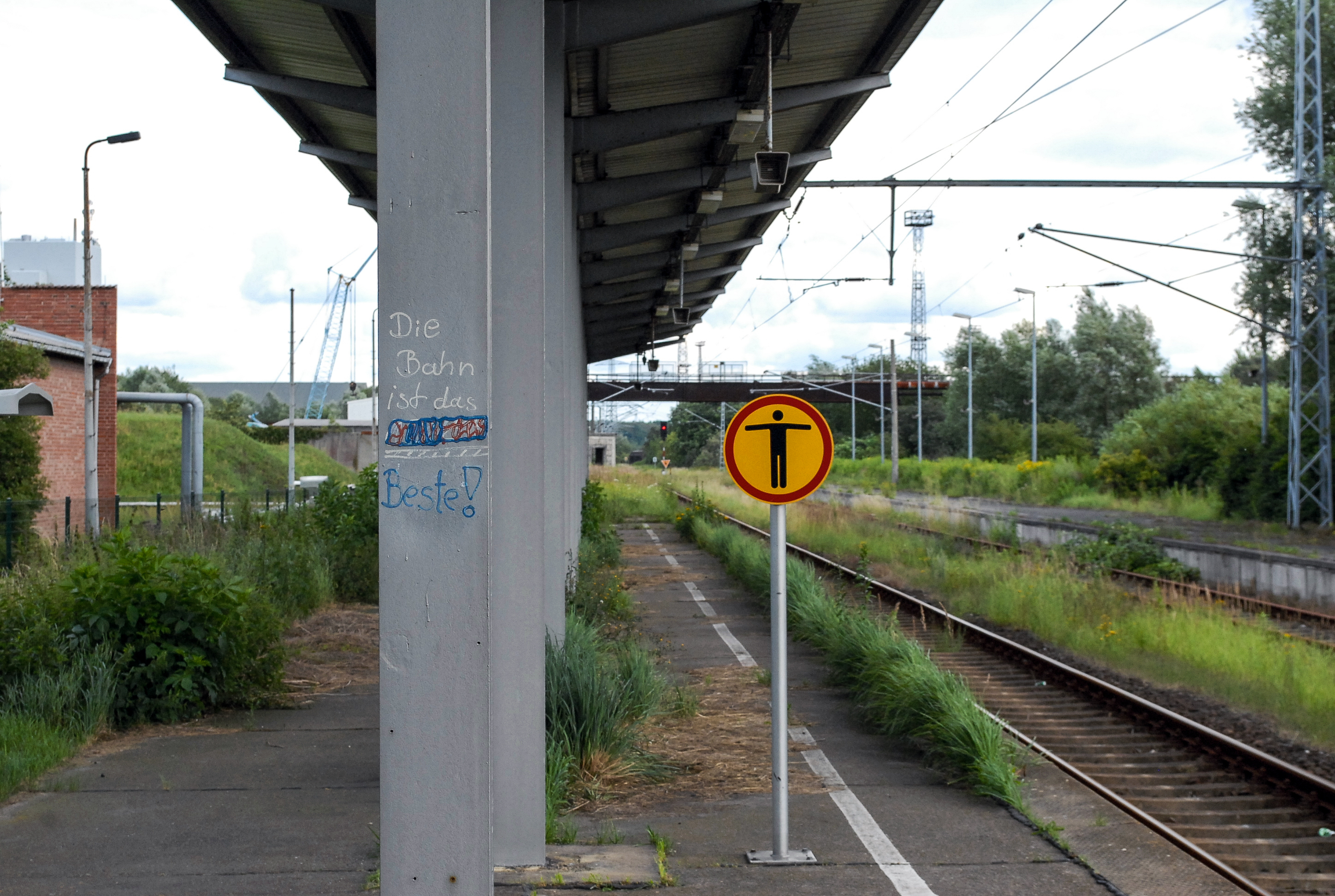 Train station near Rostock, Germany. 2009.<br />07/25/2009 @ 07:45<br />Camera: NIKON D200<br />Lens: AF-S DX VR Zoom-Nikkor 18-55mm f/3.5-5.6G