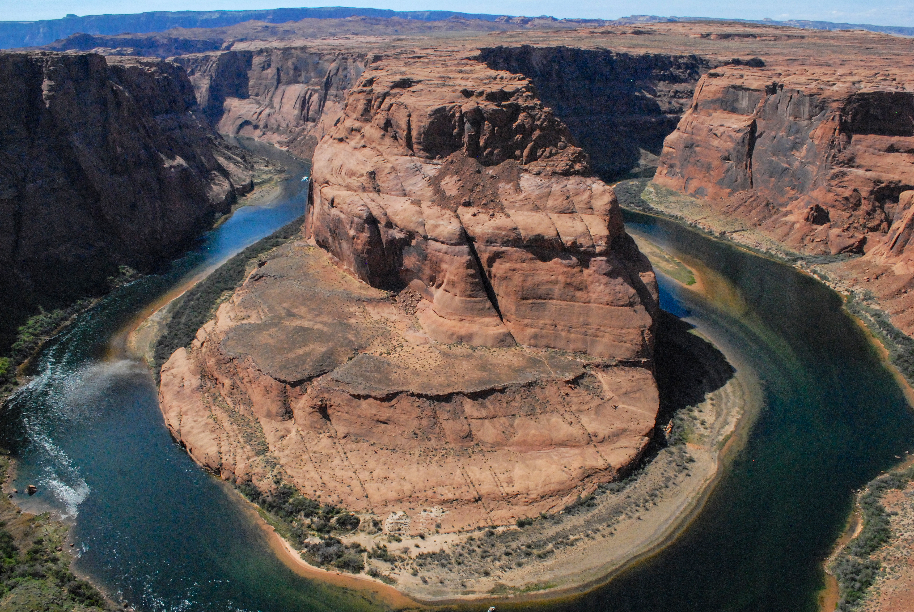 Horseshoe Bend, Arizona. 2014.<br />04/08/2014 @ 13:49<br />Camera: NIKON D200<br />Lens: AF-S DX VR Zoom-Nikkor 18-55mm f/3.5-5.6G