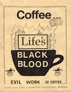 Coffee: Life's Black Blood zine cover